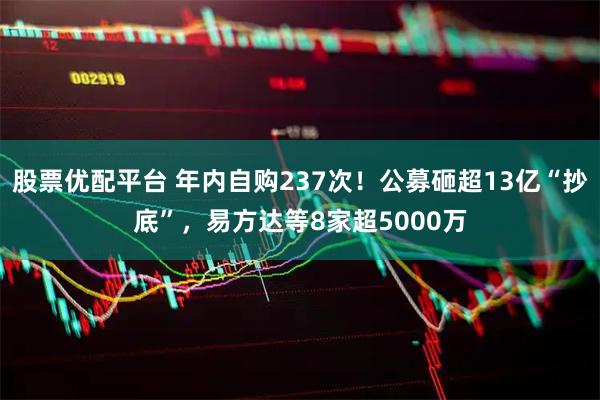 股票优配平台 年内自购237次！公募砸超13亿“抄底”，易方达等8家超5000万